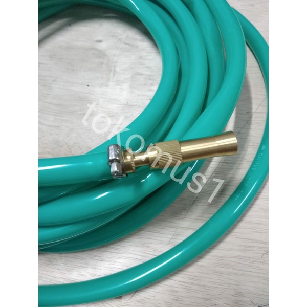 Paket Semprotan Air Lurus Kuningan /Semprotan Selang Air Lurus + Selang Air Dop 1/2&quot;