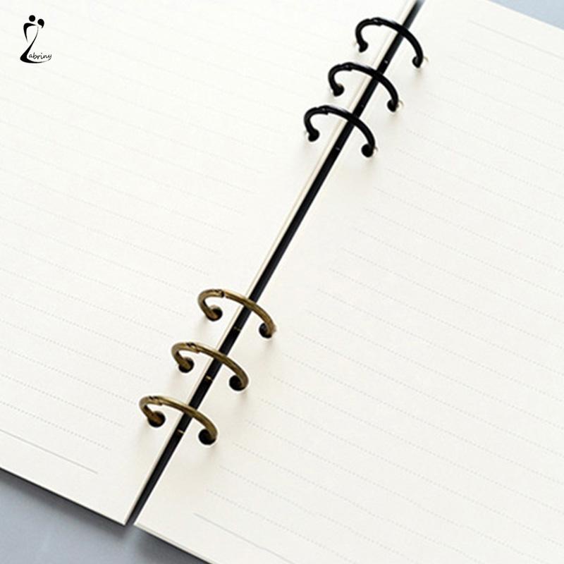 

1 Piece 3Hole Metal Clip Book Rings Loose-leaf Binder Z