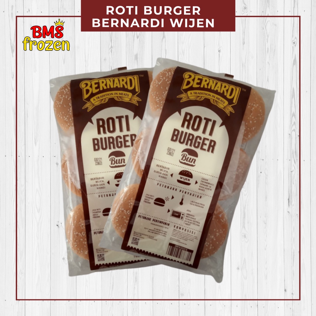 

BMS Frozen Food | Bernardi Roti Burger Wijen - Plain Rolls