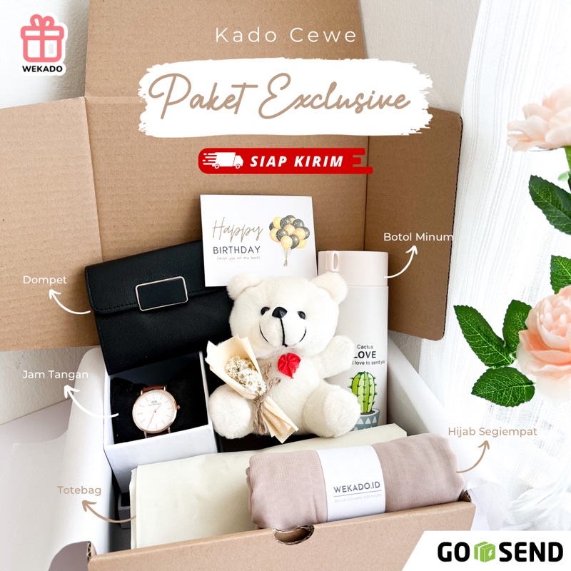 𝐖𝐄𝐊𝐀𝐃𝐎 - Kado Ulang Tahun Anniversary Wisuda | Hampers Gift Pacar Sahabat Cewek