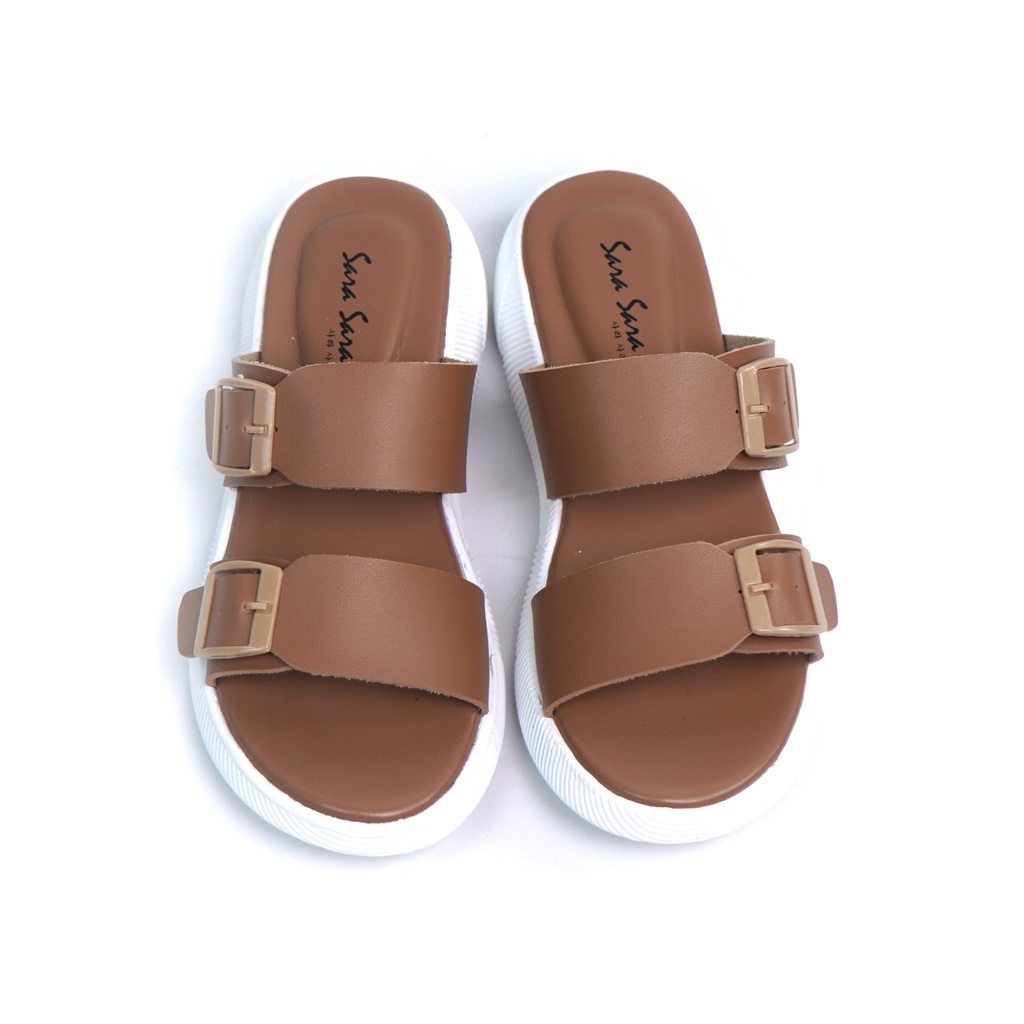 Sara Sara JEAN Sandal wanita casual sendal slop model ban dua cewe santai