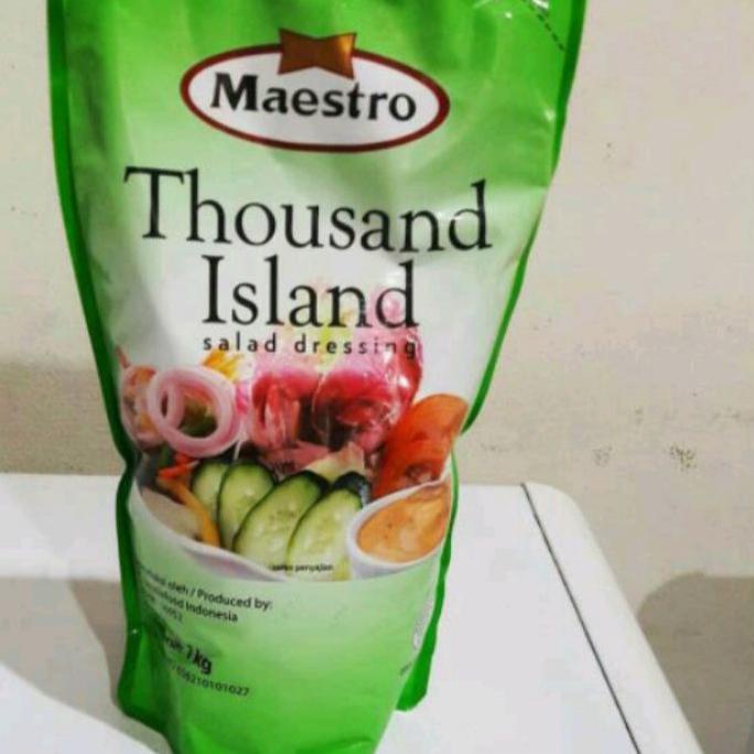 

✨New✨ Maestro thousand island dressing salad mayonaise 1kg buruan