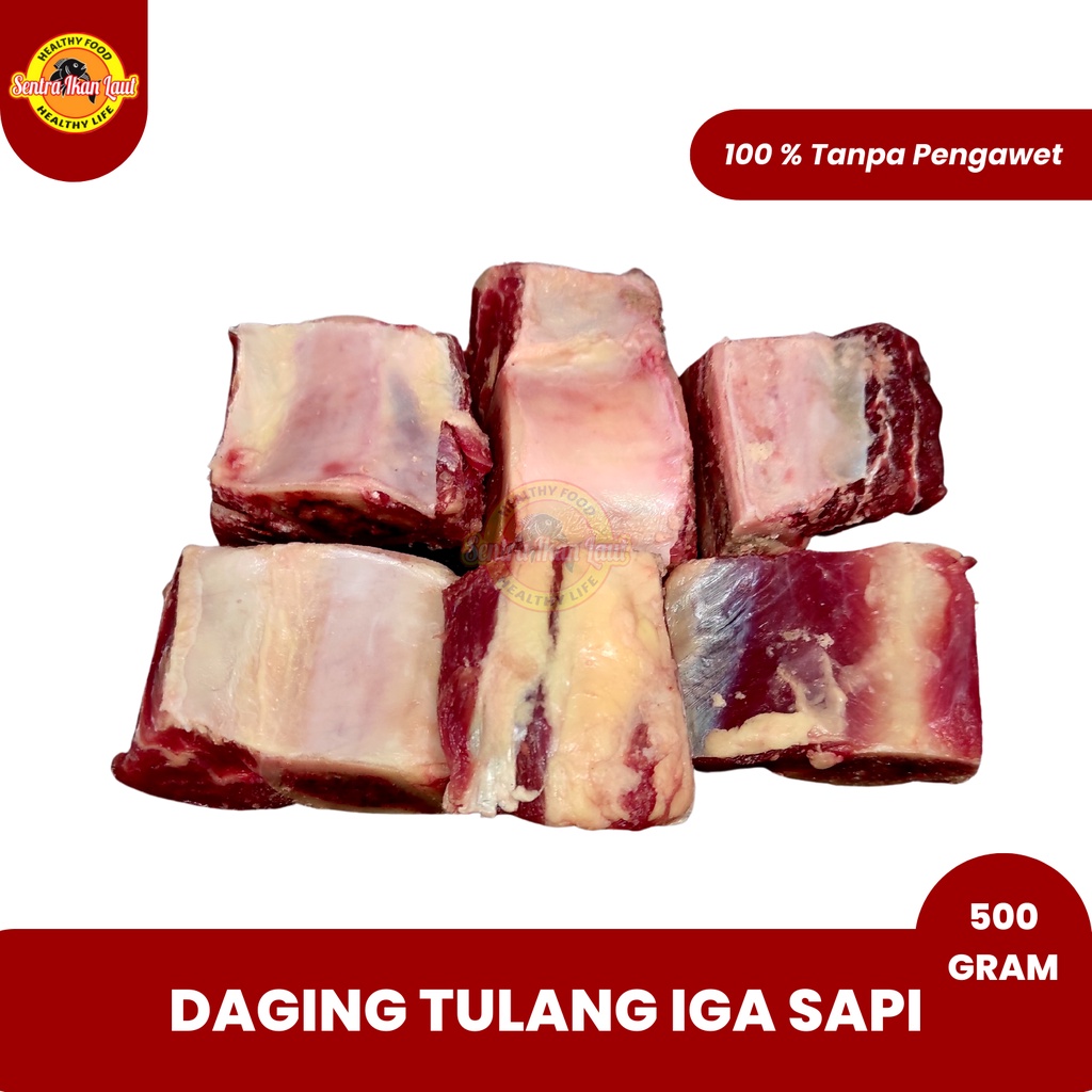 

Daging Iga Sapi Tulang Muda Short Ribs 500 Gram