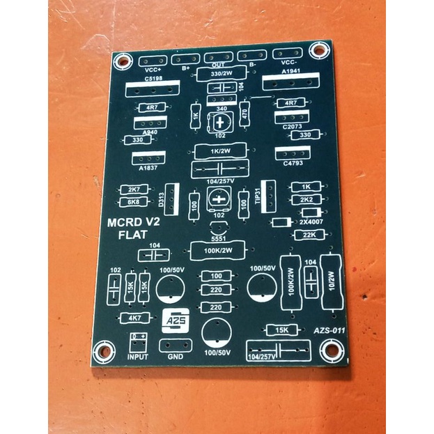 PCB Power Amplifier MCRD V2 Flat New Driver Power MCRD V.2 Flat