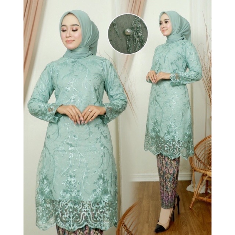 Kadai.Baju / Atasan kebaya modern / kebaya modern / Kebaya brukat tille