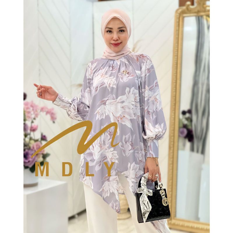 Kemeja Atasan Wanita Terbaru Ashila Tunik Original by Mdly