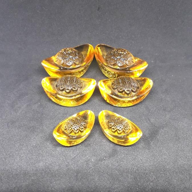 #####] Pajangan Hiasan Yuan Bao Kristal