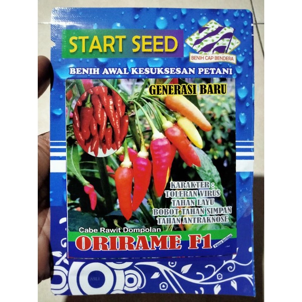 Benih Cabe Rawit ORIRAME F1 isi 10 Gram Tipe Dompolan Bergerombol - Bibit Cabe ORIRAME F1 - Crm caba