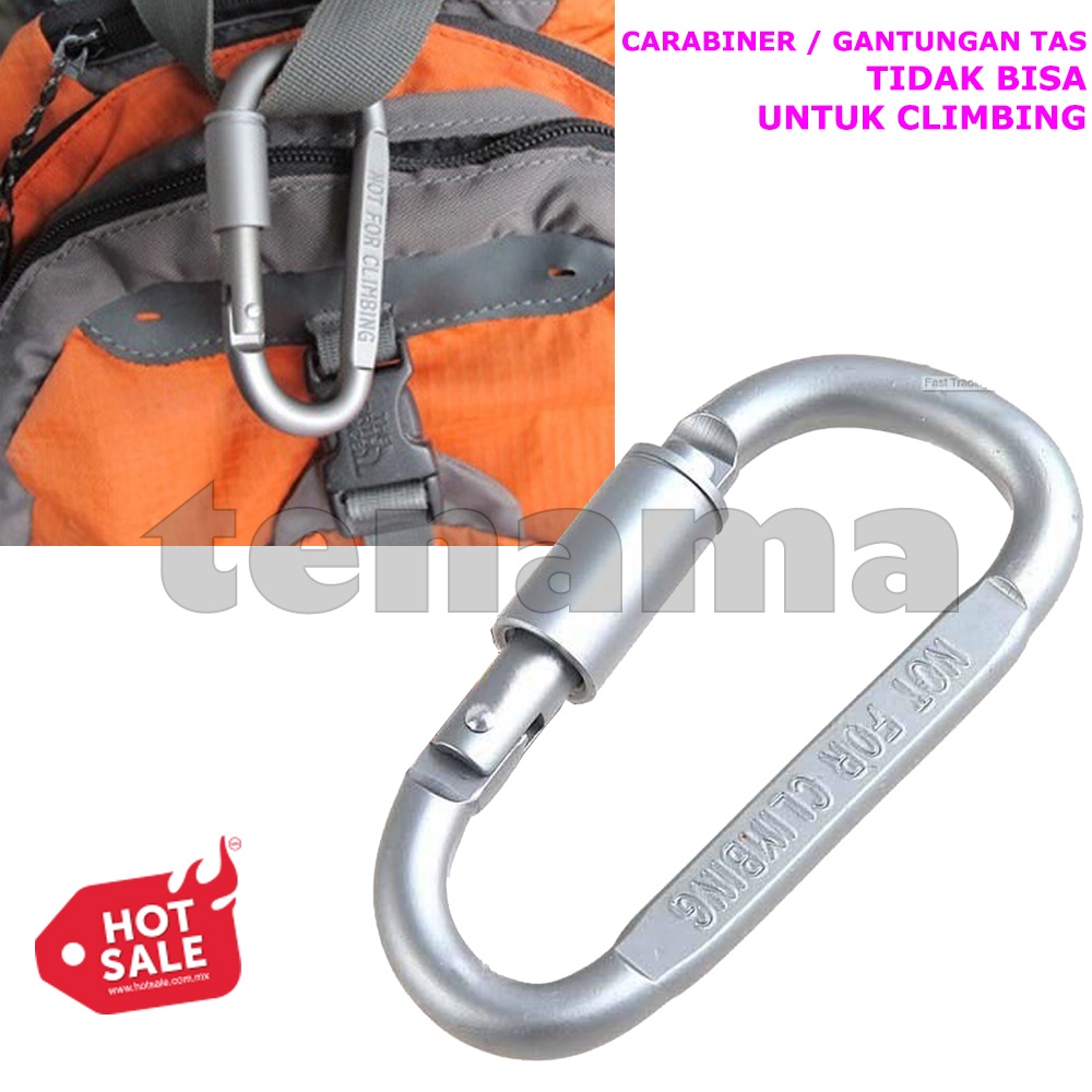 Carabiner Cantolan Tas Gantungan Kunci Tas Ring KeyChain Hook Bags