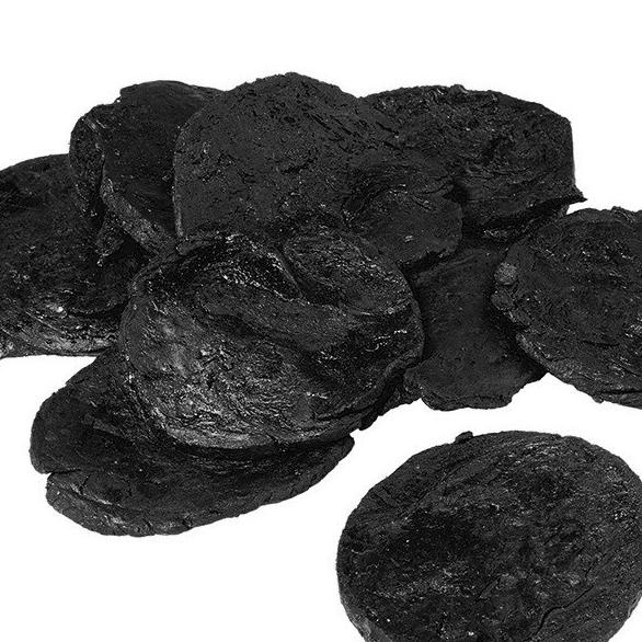 

Cepat laku--100 gram Cooked Rehmania Root Shu Di Huang Qiexie Pian Press Asli