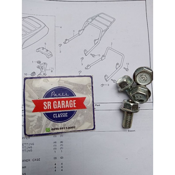 baut behel belakang honda win 100 original