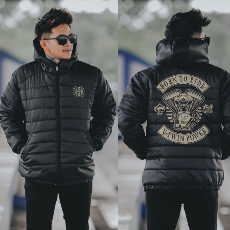 JAKET MOTOR - JAKET BIKERS - JAKET PUFFER -JAKET GELEMBUNG