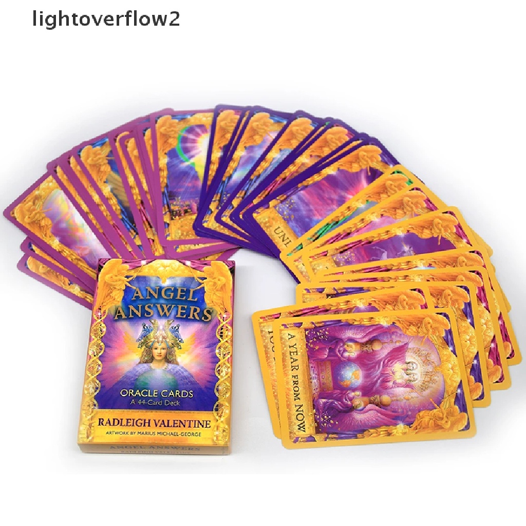 (lightoverflow2) Kartu Tarot Angel Answers Oracle Bahasa Inggris Untuk Pesta  (ID) Buku Novel Dewasa Dalam Bahasa Mandarin
