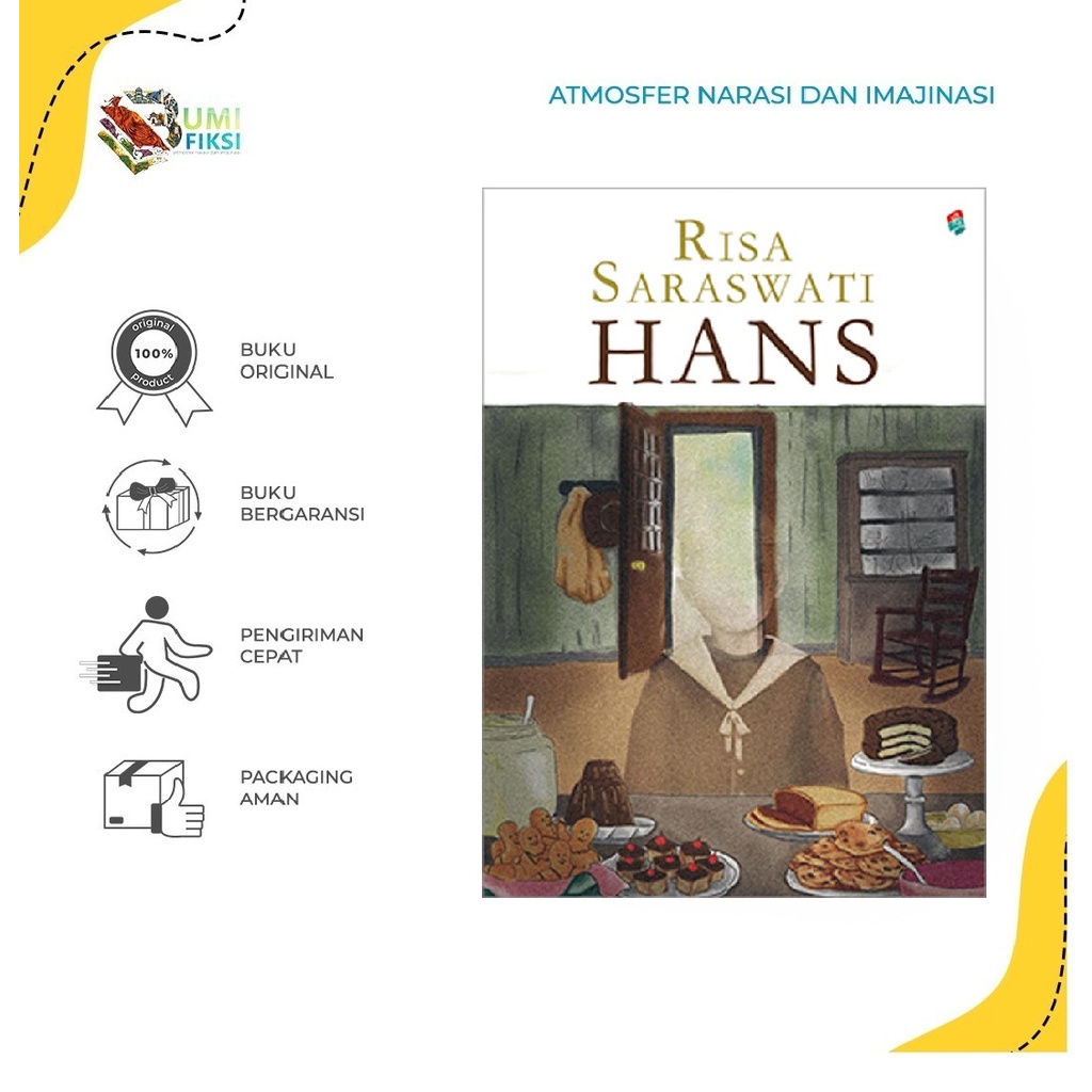 NOVEL - HANS -  ( RISA SARASWATI ) - BUKUNE - BUMIFIKSI