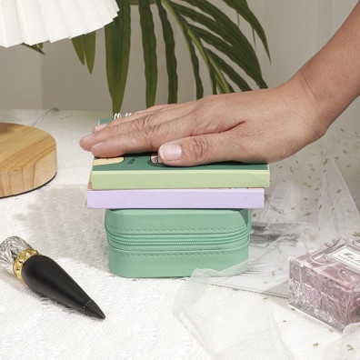 KOTAK PERHIASAN | Kotak Cincin Kalung Tempat Penyimpanan Jewelry Box Case Anting Cincin Aksesoris Serbaguna