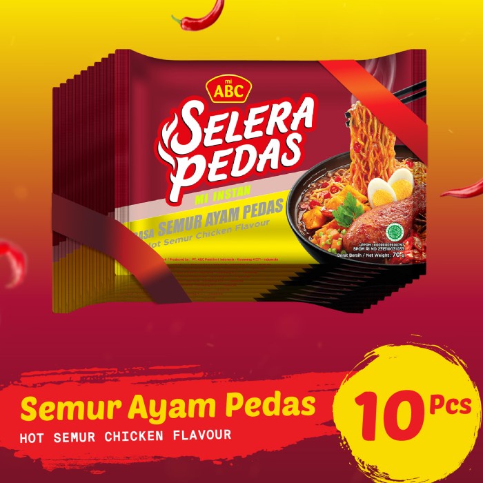 

TERLARIS Selera Pedas Semur Ayam Pedas (10 Pcs)