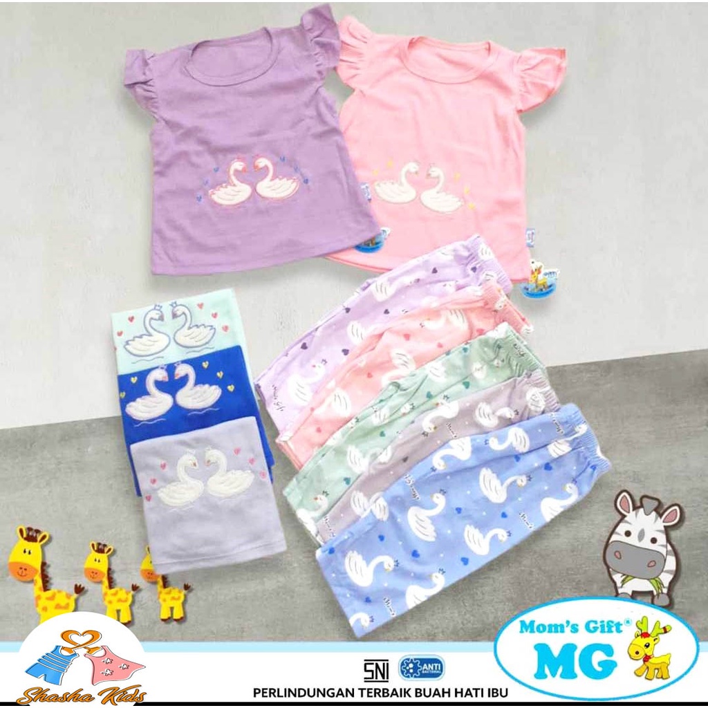 [MG-60] Baju Bayi Perempuan/Setelan Perempuan mom gift cantik motif bunga 6-18 bln