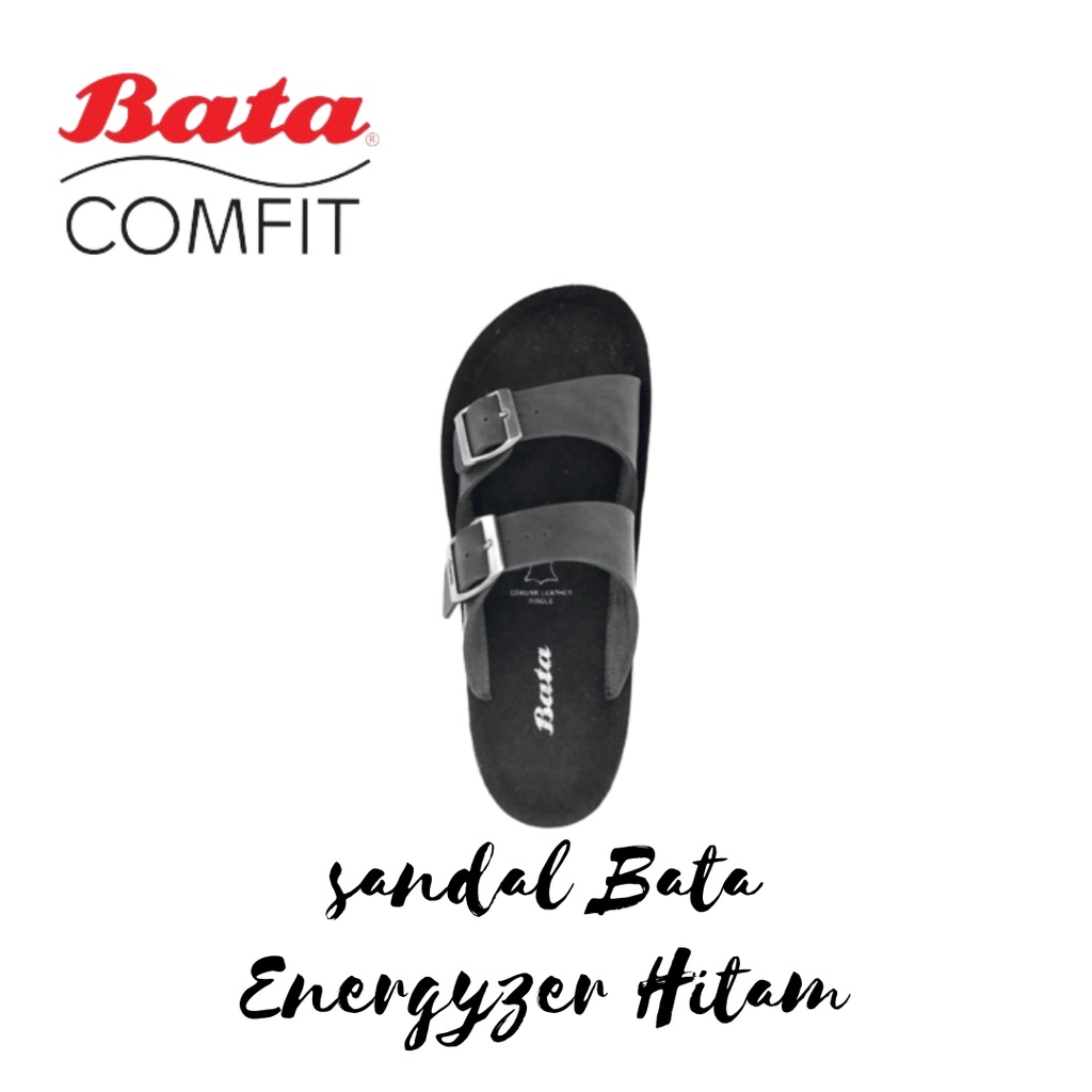 Sandal Bata Pria Energyzer Hitam