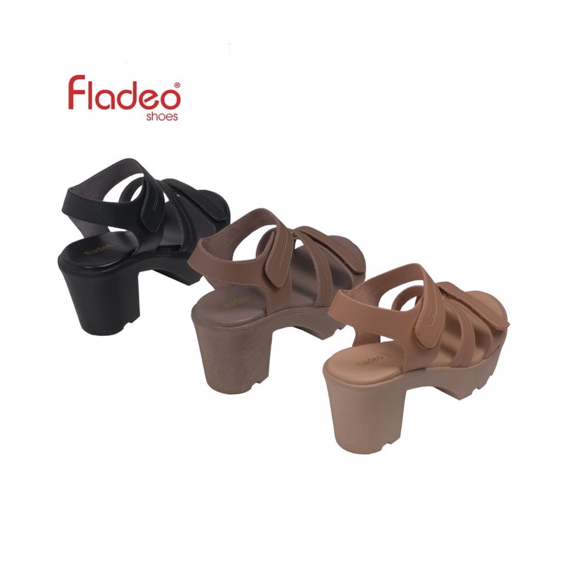 Fladeo High Heels Art LDT 422-3 RV Moca / Ramayana Jatinegara