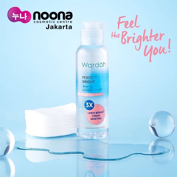 WARDAH PERFECT BRIGHT TONE UP MICELLAR WATER BRIGHTENING + REFRESH 100ML