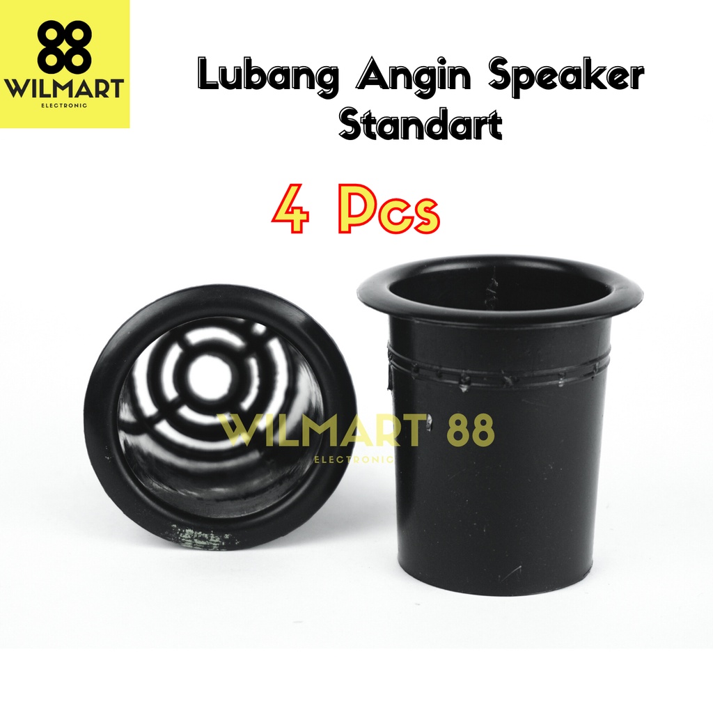 [4 Pcs] Lubang Box Speaker Standart | Lubang / Lobang Angin Speaker Plastik Standart 6.5cm