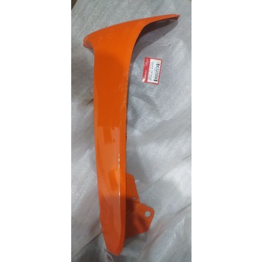 Cover Sayap Luar Depan Bagian Kiri L Honda Supra Fit Lama Supra X 100 Original Warna Orange