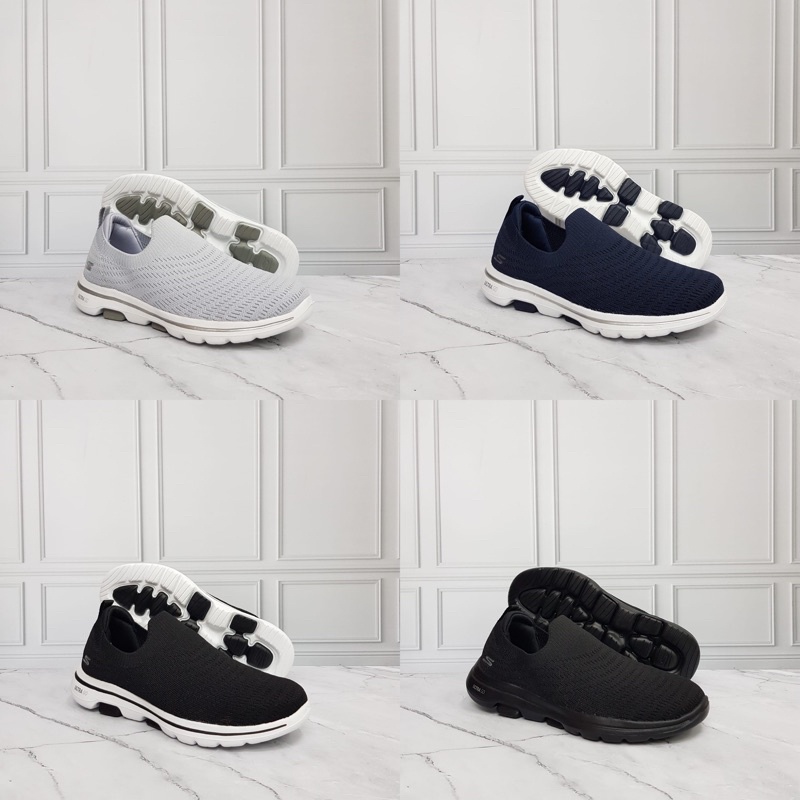 TERMURAH Sepatu Skechers Gowalk 5 Strecth Women / Go walk 5 / Skecher / Sneakers Skechers Wanita Sli
