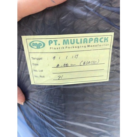 

Promo Bubble Pack Hitam Wrapping U 1.25M 50M Muliapack