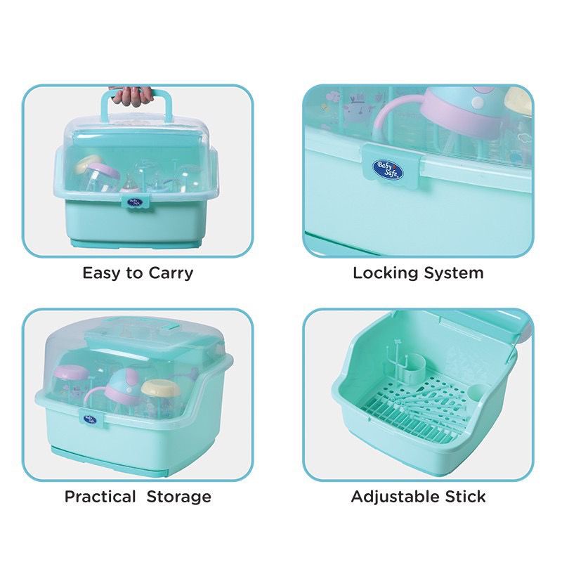 Baby Safe DRYING RACK High Capacity DR05 - Rak botol ukuran besar