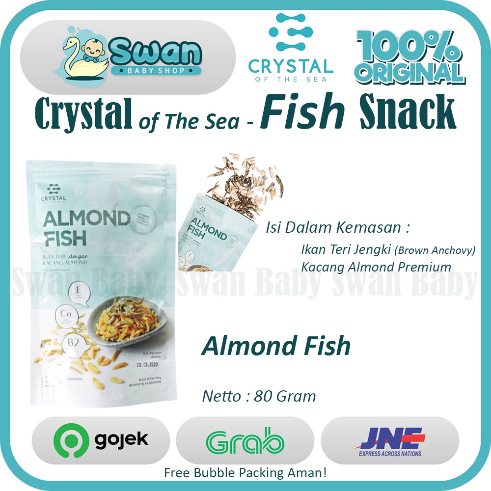 Crystal of The Sea Almond Fish Snack 80gr