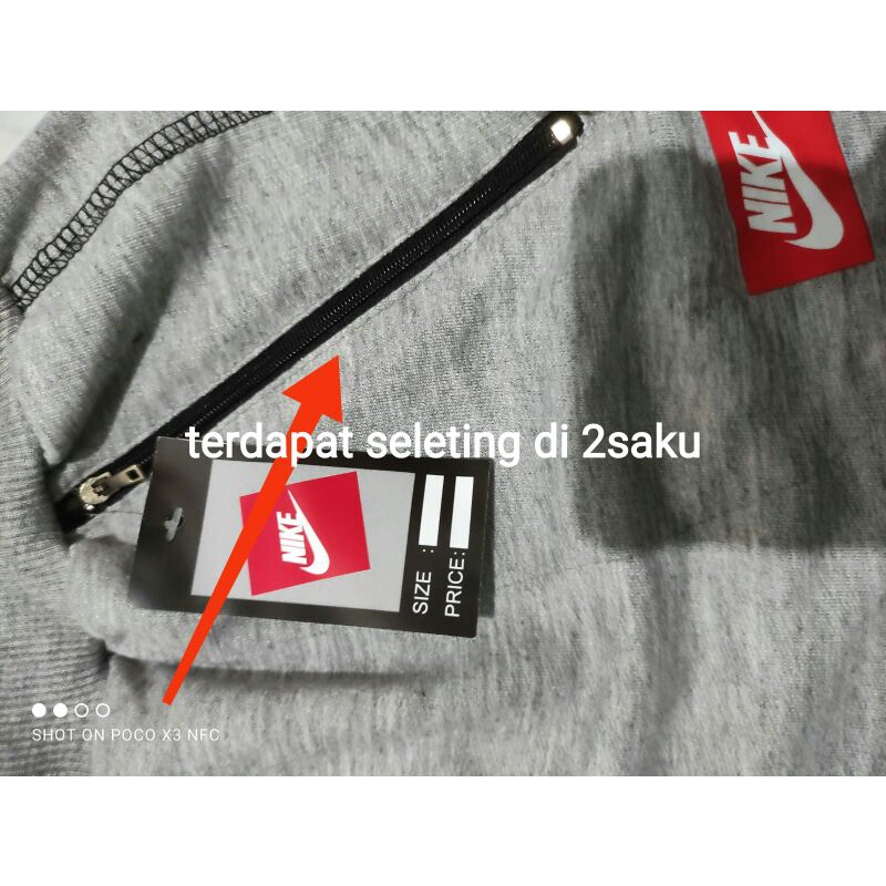 celana pendek Boxer zipper sport