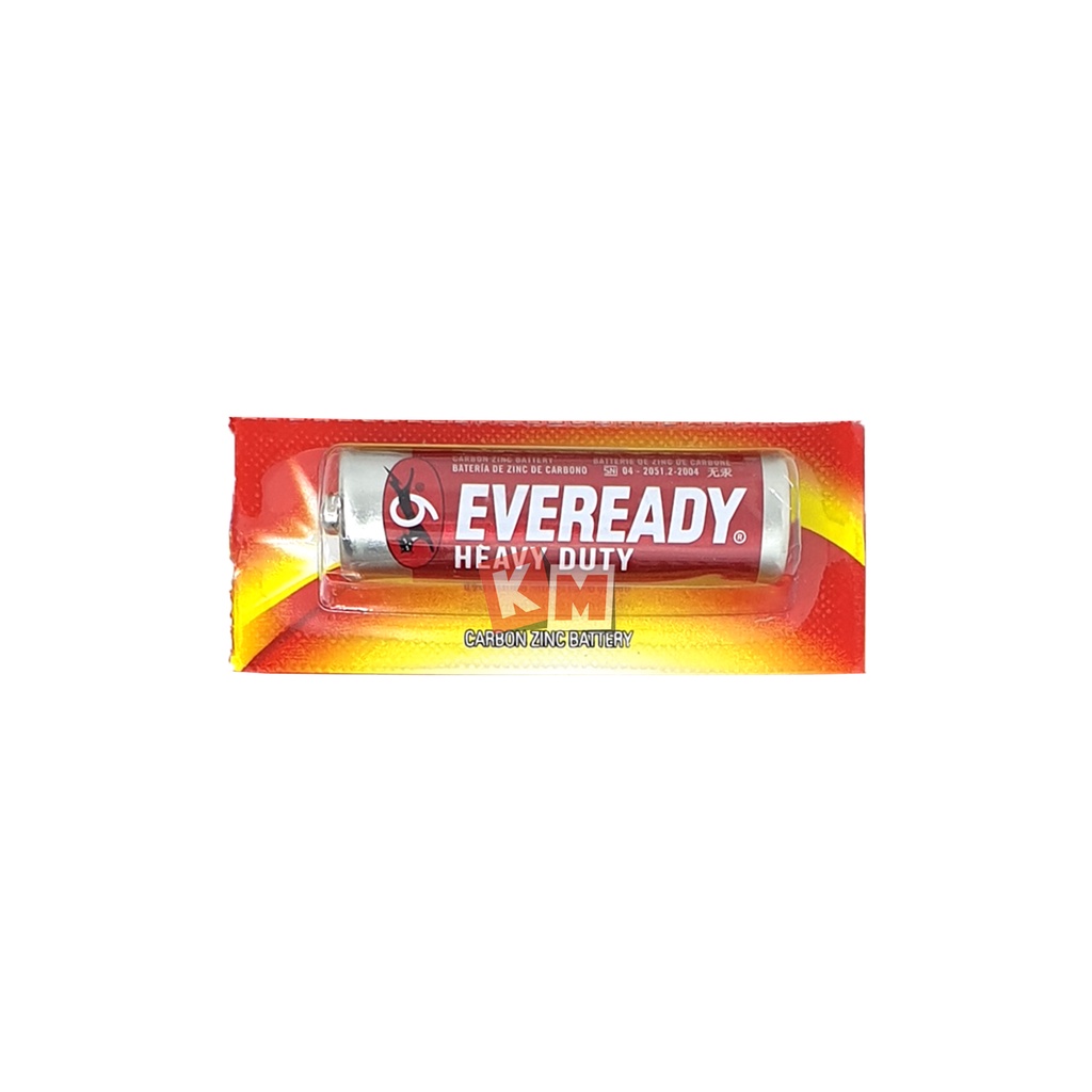 Baterai Eveready Heavy Duty AA A2 AA1 Loose Pack Battery Isi 1 Pcs