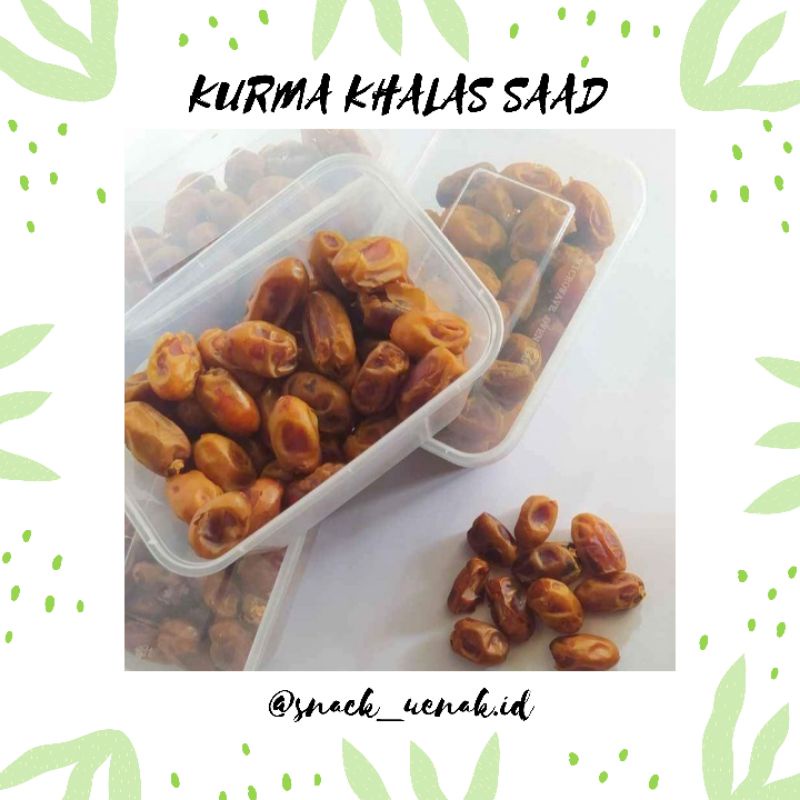 

SNACK KILOAN KURMA KHALAS SAAD 500 GRAM | CEMILAN MURAH MAKASSAR