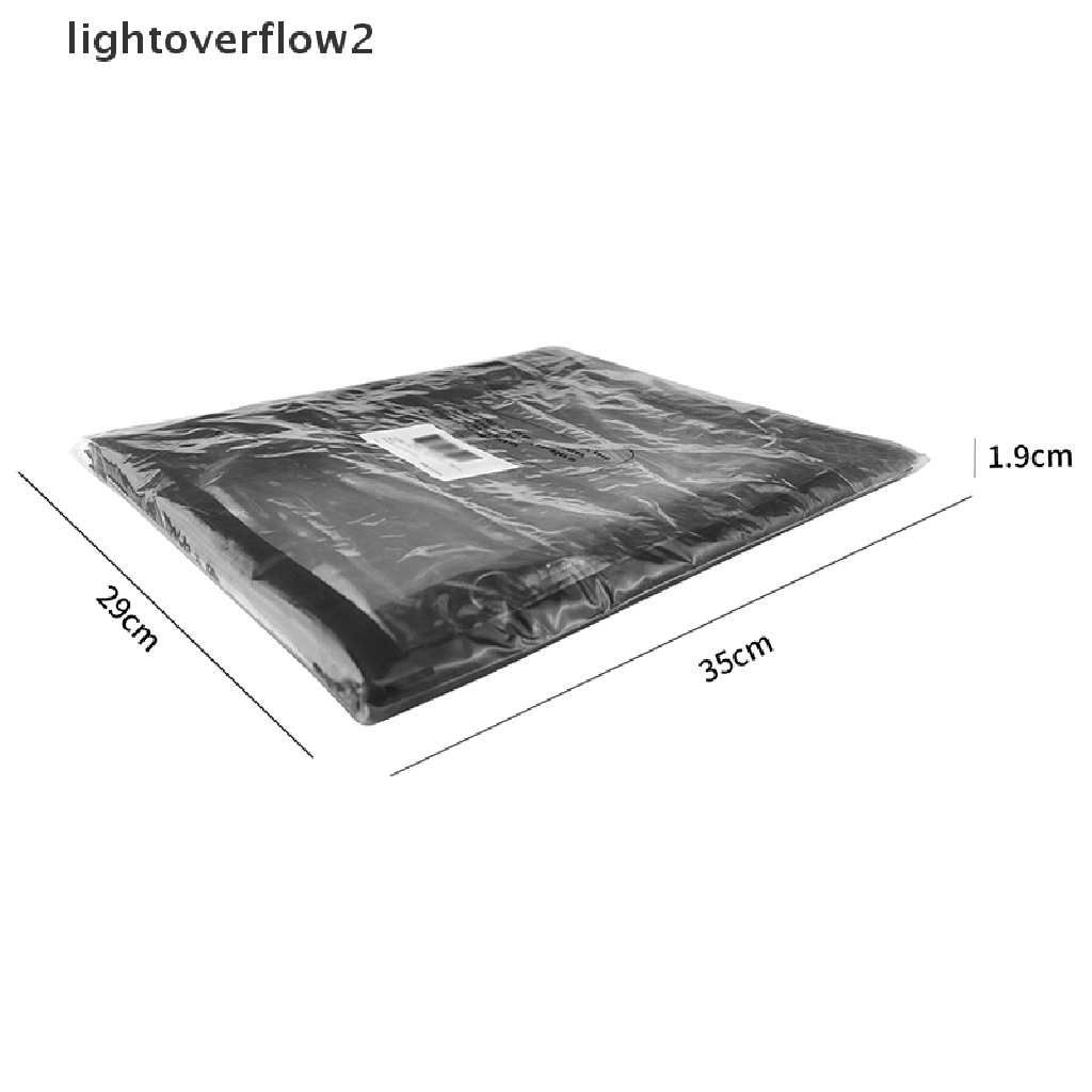 (lightoverflow2) 6pcs / Set Pouch Tempat Pensil Transparan Anti Air Dengan Resleting Untuk Travel
