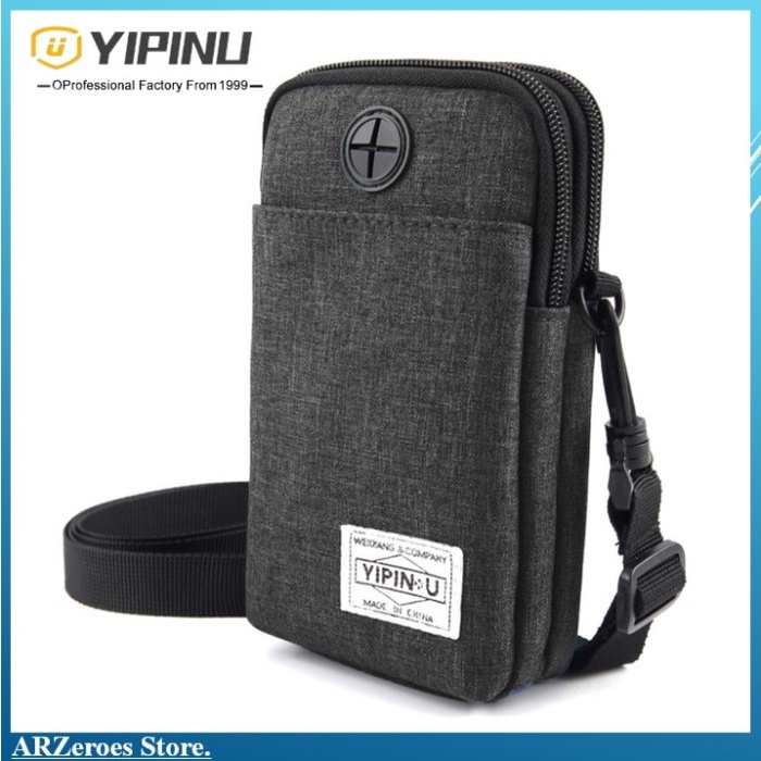 tas selepang wanita Pria Wanita YIPINU YD-2 Tas Hp Waterproof - Hitam C2E6 KECIL BAGUS KECE VIRAL ta
