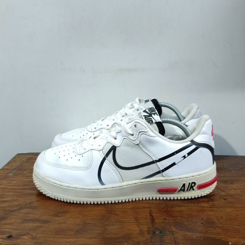 sepatu second original nike air force 1 react size 43