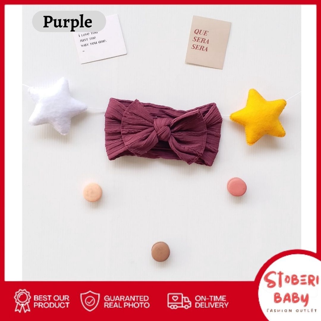 PUNCAK 3.3 stoberi baby - CUTE OEMJI Bandana Anak / Bando Anak / Bandana Bayi / Bando Bayi / Headband Anak