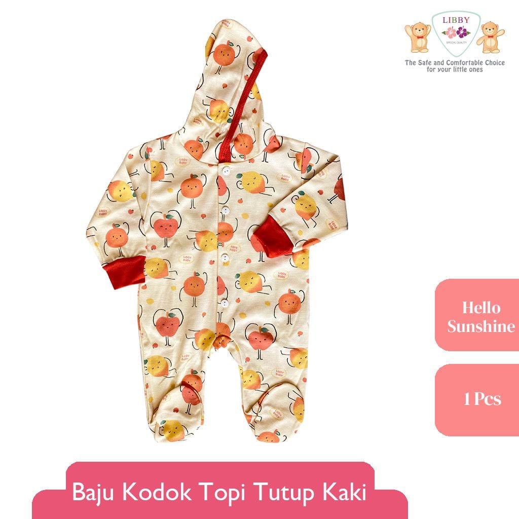 Libby Baju Kodok Topi Tutup Kaki - Hello Sunshine Series (isi 3 Pcs) BKDTTK/3