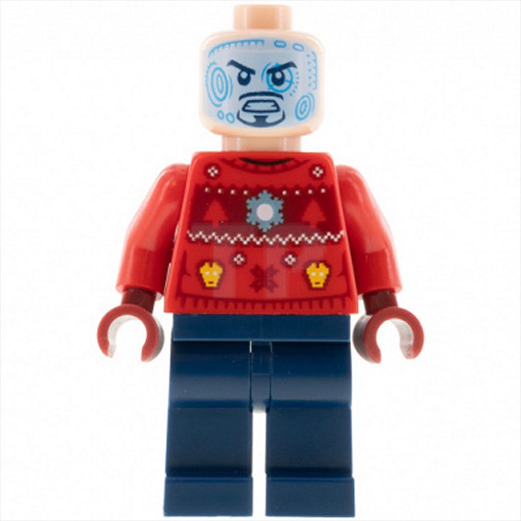 PART OUT LEGO SH760 Tony Stark Christmas Superheroes Minifigure