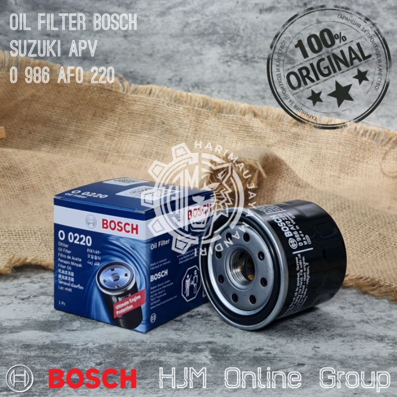 OIL FILTER - SARINGAN OLI APV / ERTIGA / BALENO / SWIFT / SPLASH / KARIMUN / FUTURA INJEKSI BOSCH