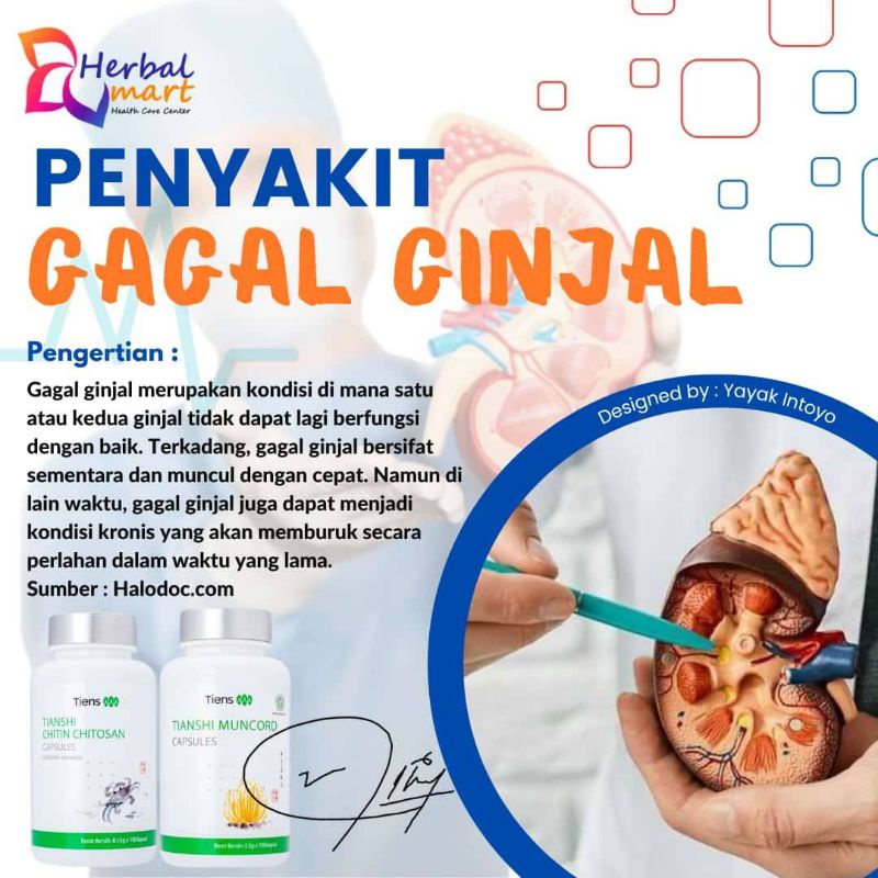 PAKET UNTUK MENGOBATI MASALAH GAGAL GINJAL