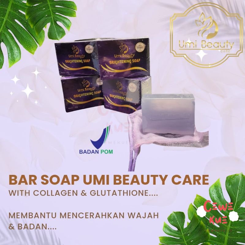 (CEWEKUE) BRIGHTENING SOAP UBC // SABUN BATANG BPOM // SABUN BANGSAWAN // UMI BEAUTY CARE