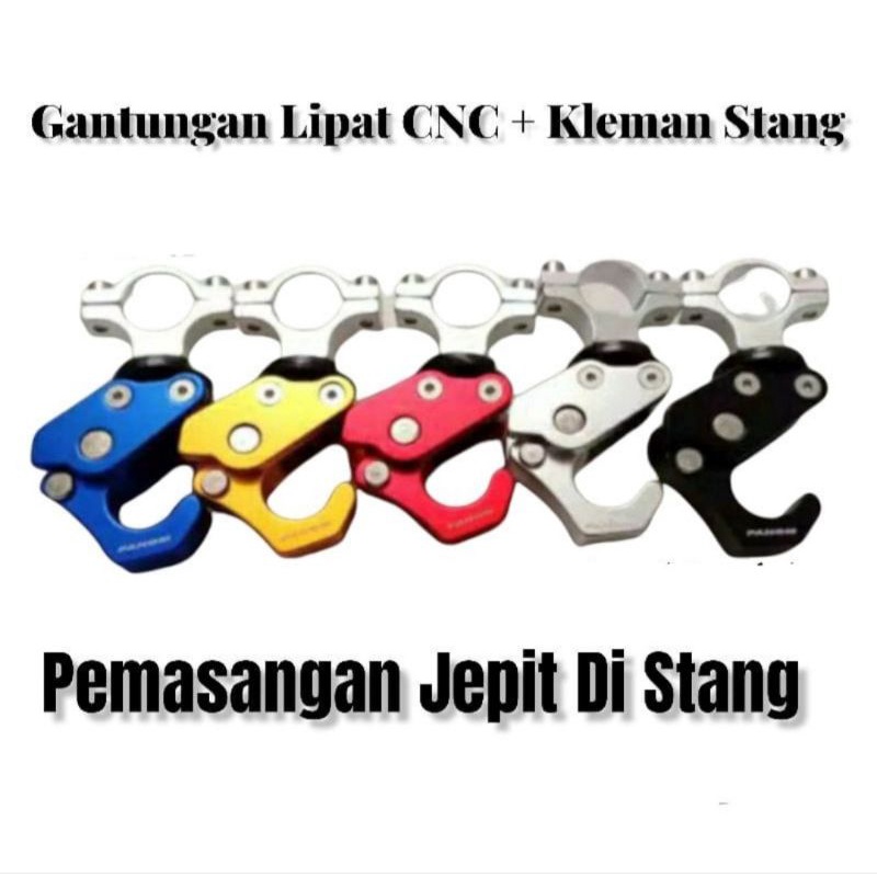 GANTUNGAN BARANG /CANTOLAN BARANG LIPAT PCX KLEM DISTANG