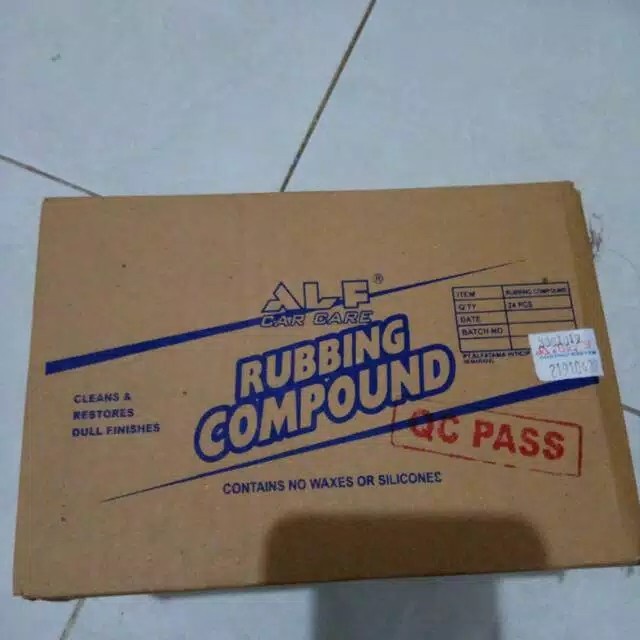 1 Dus alf rubbing compound kompon motor mobil helm kompon grosir kompon mobil