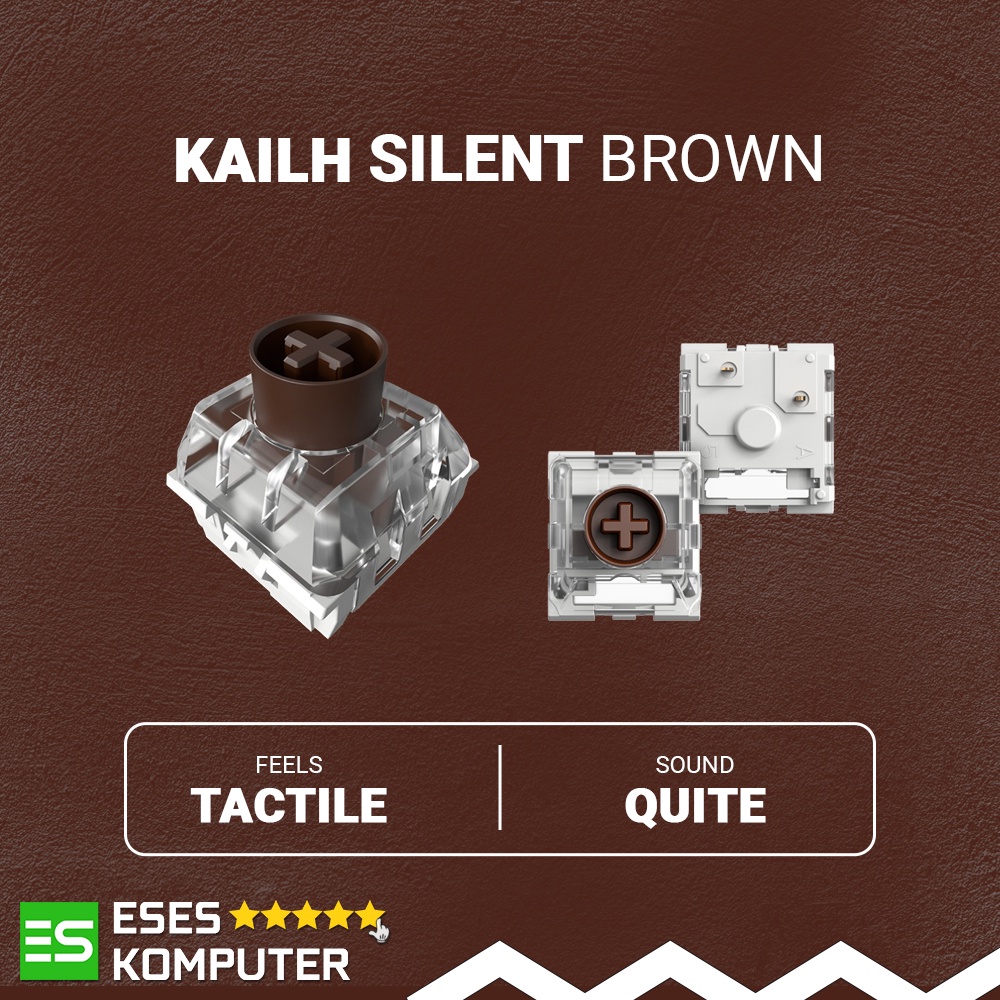 Switch KAILH SILENT BROWN Tactile | Mechanical Switch Keyboard Gaming