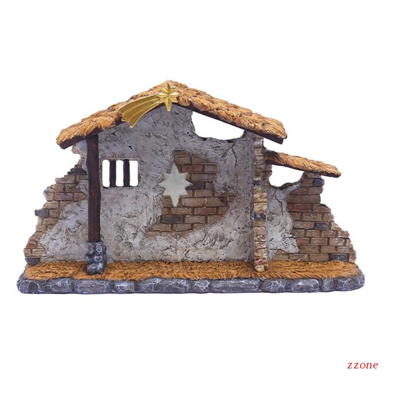 Ornamen Patung Yesus Bahan Resin Gaya Klasik Untuk Dekorasi Natal