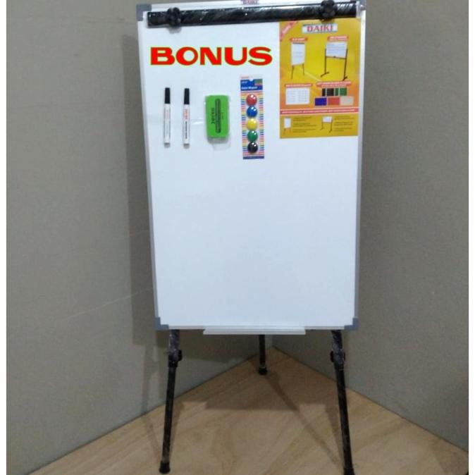 

[COD] Papan Presentasi / Flip chart Magnetic Uk 60x90 Cm GRATIS ONGKIR Kode 1017
