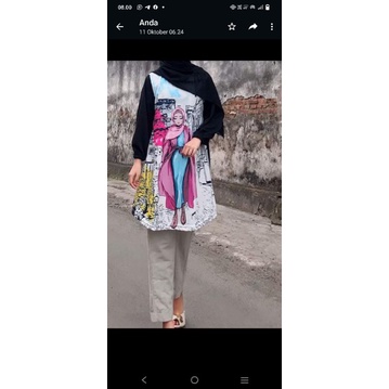 TUNIK VOXY VIRAL TUNIK VOXY PRINTING ATASAN VIRAL TERLARIS