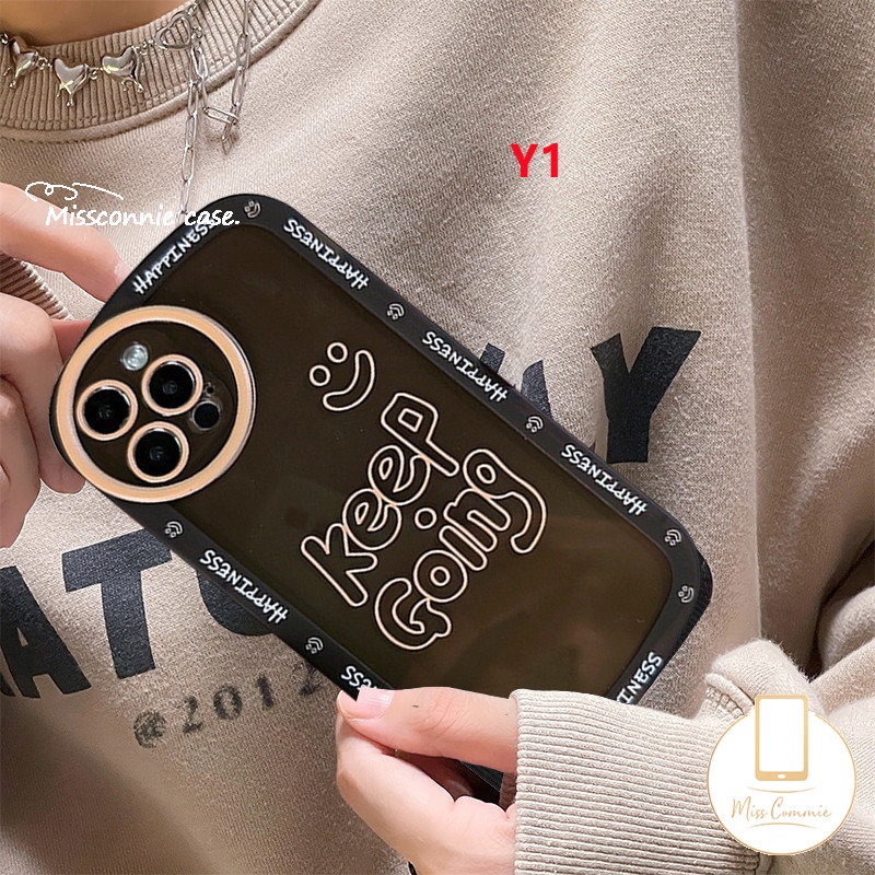 Case OPPO A17 A16 A57 A17K A5s A15 A12 A54 A7 A96 A55 A74 A3s A16K A95 A16E A31 A1K A12E A53 A33 A16s A5 A9 Reno 6z 85 6 7 4F A76 A35 A36 INS Fashion Label Huruf Soft Cover