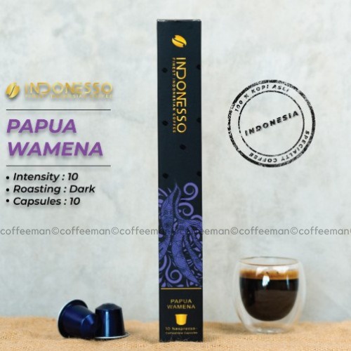 

INDONESSO Papua Wamena Nespresso® Coffee Capsule / Kapsul Kopi